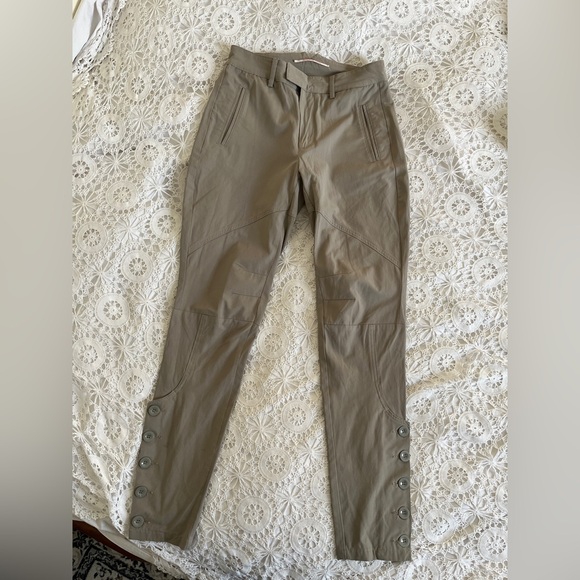 Vintage Nolita grey olive riding trouser pants - Picture 2 of 9
